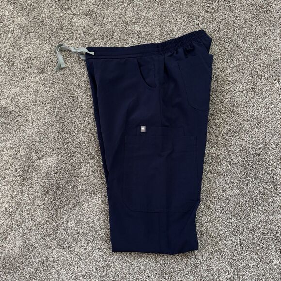 FIGS Yola Fionlite Scrub Pants Navy Blue W21SW2018 Women's Size XS - Picture 3 of 8